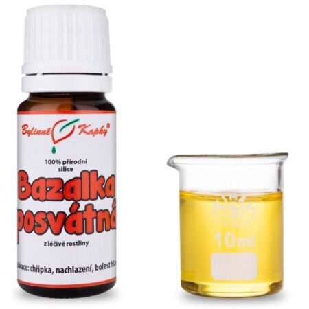 Bazalka posvätná 100 % prírodná silica 10 ml