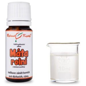 Obrázok produktu Mäta roľná 100 % prírodná silica 10 ml