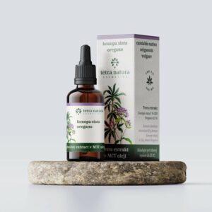 Obrázok produktu Tetra extrakt – Oregano a konopa siata (CBD 5%)