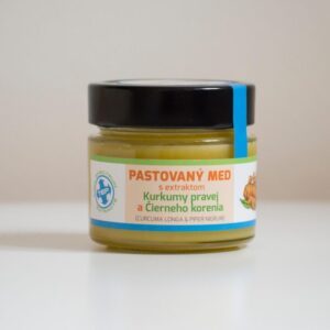 Obrázok produktu Pastovaný terapeutický med s Kurkumou obyčajnou a čiernym korením